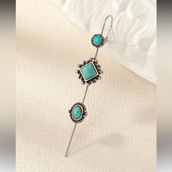 Elegant Silver Ear Cuff A1430 - Picture 2 of 4